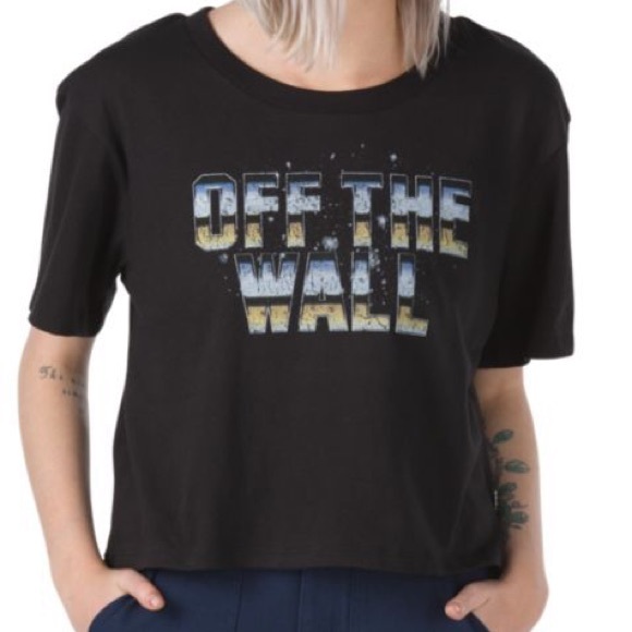 VANS OFF THE WALL COTTON LARGE TEE NEW - Picture 1 of 8